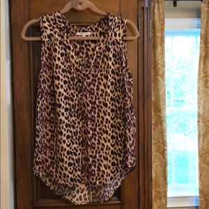 Leopard tank dress top